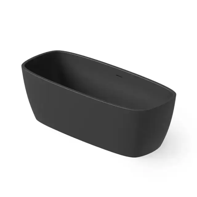 Dea Design Soul Ванна 170х72х56см., отдельностоящая, Solid Surface, цвет: Black №16