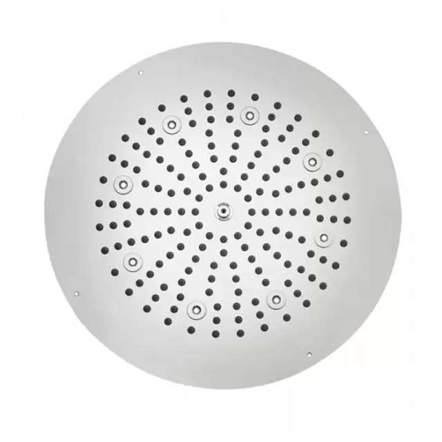 BOSSINI DREAM-OKI Верхний душ &Oslash; 470 мм, с 8 LED  RGB, блок питания/управления, Cromoterapia, гибкая подводка,, цвет: хром