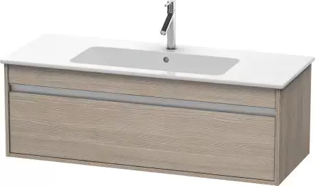 Duravit Ketho Тумба подвесная, 120x47.5х41 , с раковиной и 1 ящиком, цвет: сосна серебристая