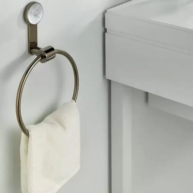 THG Hirondelles Полотенцедержатель - кольцо 18см., цвет: Umber color PVD