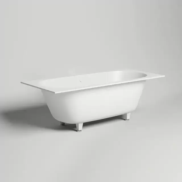 Salini Ornella Axis 170 Встраиваемая ванна 170х75х60см., прямоугольная, материал: S-Stone, цвет: белый матовый