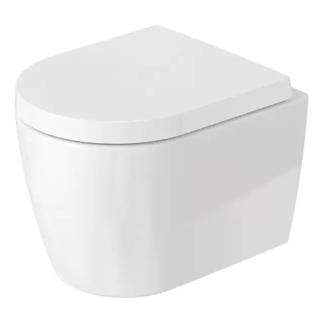 Duravit ME by Starck Унитаз подвесной укороченный Rimless 37х48см., вкл. крепление Durafix, 4,5л., 37х48см., белый