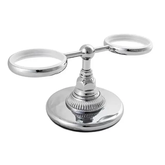 Nicolazzi Impero Держатель для стакана и мыльницы, настольный, цвет: хром (без керамики)