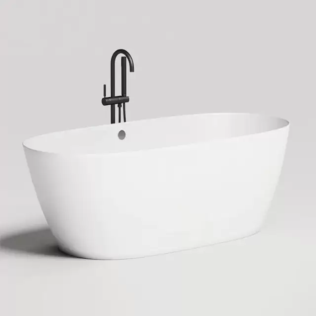 Salini Sofia Light Ванна отдельностоящая 165х75х60см, с отверстием перелива, материал: S-Sense, цвет: белый глянцевый