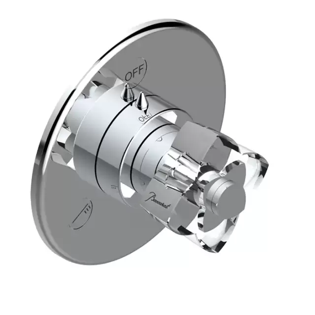 THG Panthere Cristal clair Переключатель встраиваемый, внешняя часть, цвет: хром