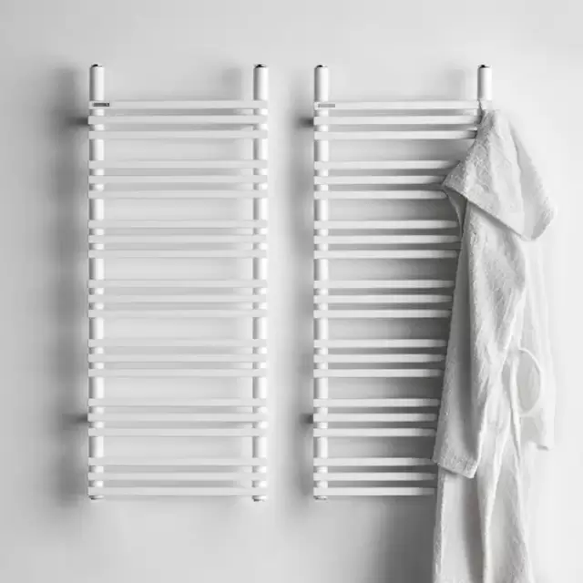 Antrax Rabbit E H20 Полотенцесушитель электрический 43.5Lх105,2H см с термостатом, цвет: белый матовый