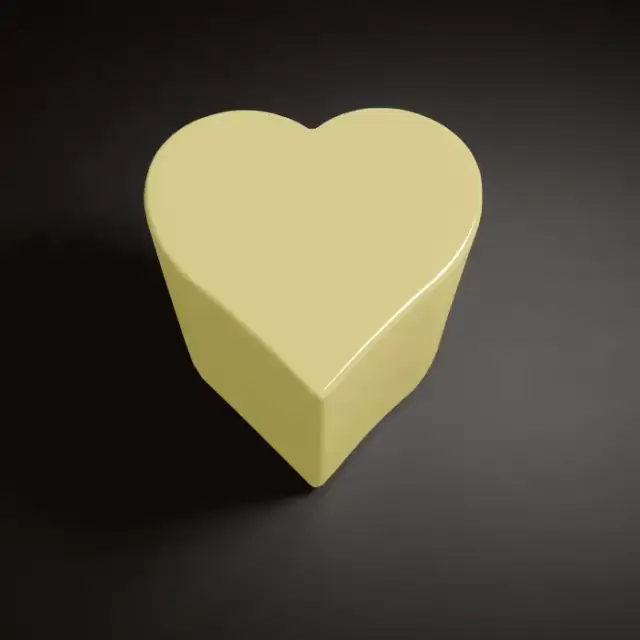 Kerasan Artwork Столик декоративный на стальной основе "CUORI", 50х50х41 см, напольный, цвет: золото