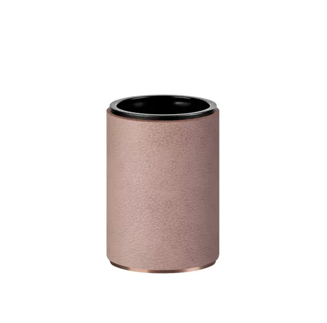 ADJ Стакан для зубных щеток, D7xH10 см., цвет:copper/пепельная роза