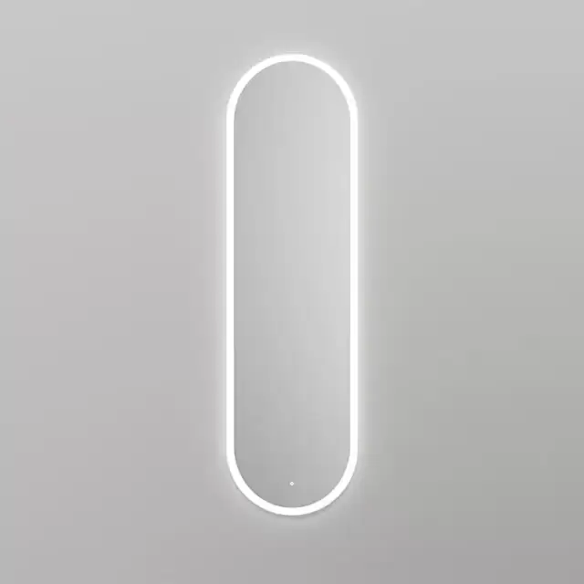 Salini Armonia Зеркало для ванны 45х158.5х2.5см., фоновая и фронтальная подсветка 3в1, сенсорный выключатель, крепления, без подогрева