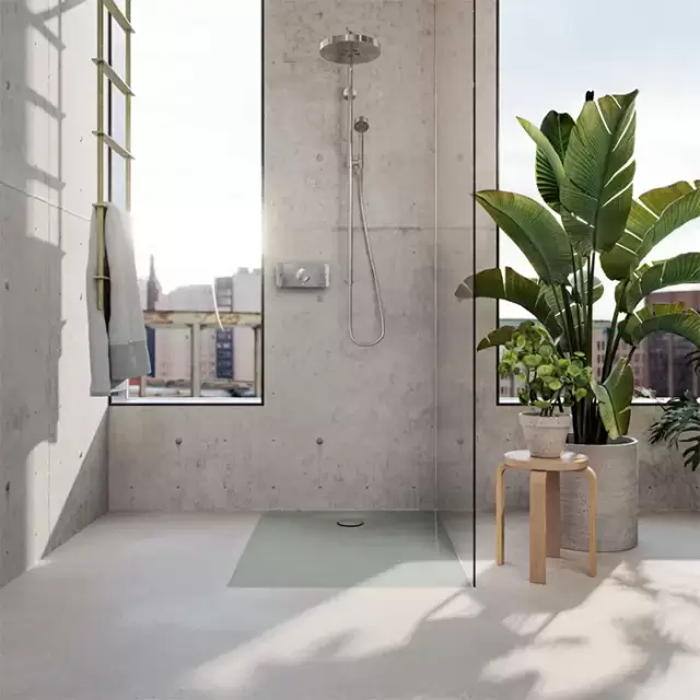 BetteUltra Space Поддон ультратонкий 100x80см, цвет: Salvia