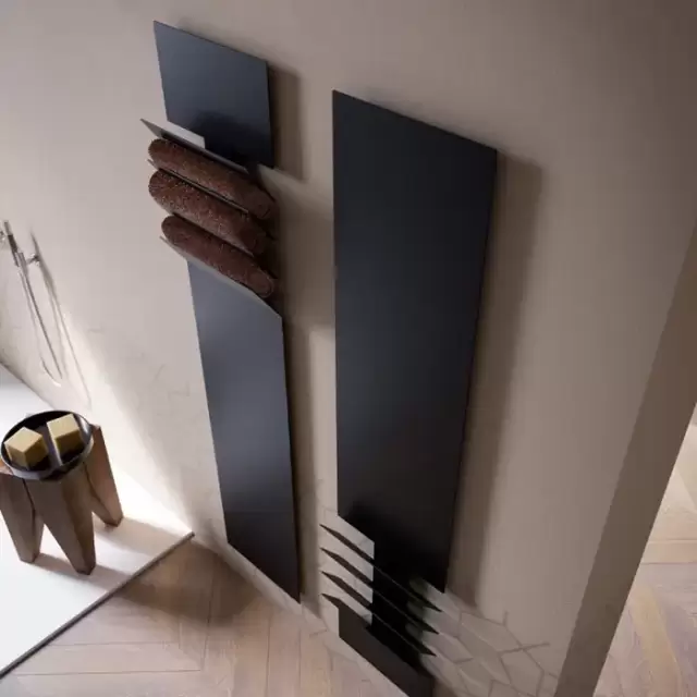 Antrax Flaps Полотенцесушитель электрический 35x171H см, цвет: черный матовый