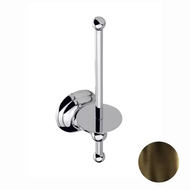 Nicolazzi Accessori Бумагодержатель вертикальный, подвесной, цвет: тёмная бронза