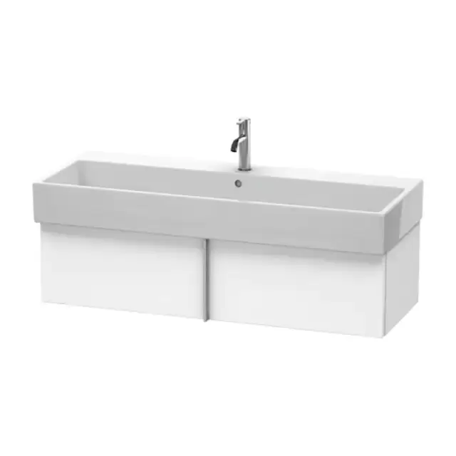 Duravit VA Тумба подвесная, 118.4x43.1х29.8см., с раковиной и 1 выдв. ящиком, цвет: белый матовый