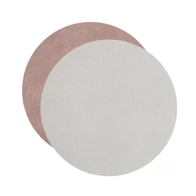 ADJ Круглый плейсмат, D30 см., цвет: устричный/пепельная роза
