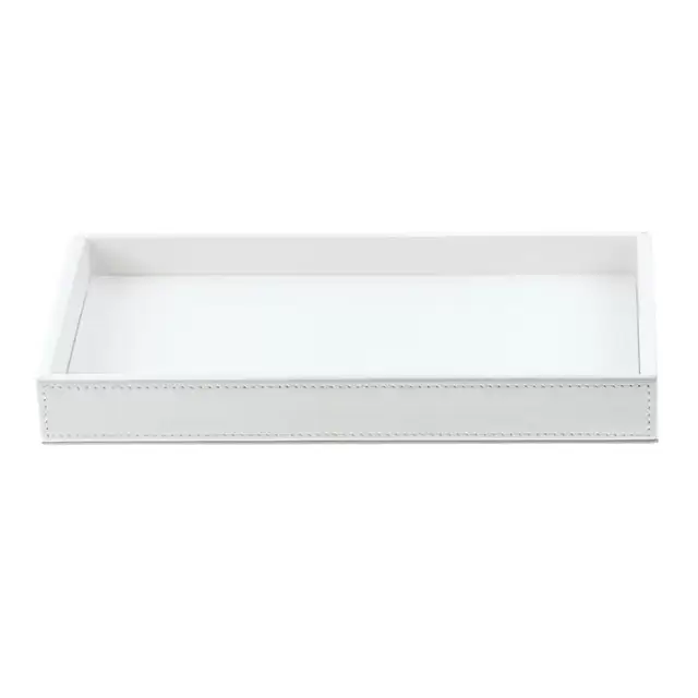 Decor Walther Brownie Tab M Лоток универсальный 22x10.5см, настольный, цвет: белая кожа