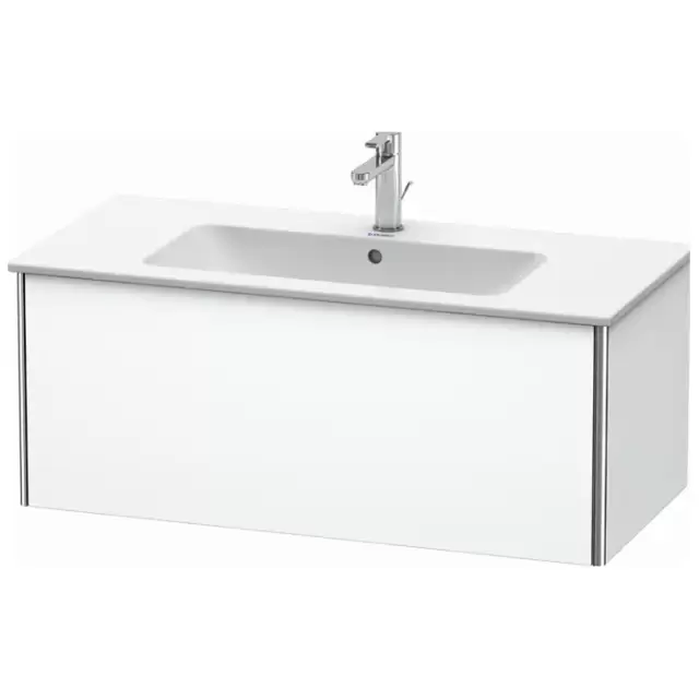 Duravit XSquare Тумба подвесная, 101х47.8х40см, с раковиной, с 1 выдв ящик, цвет: белый матовый