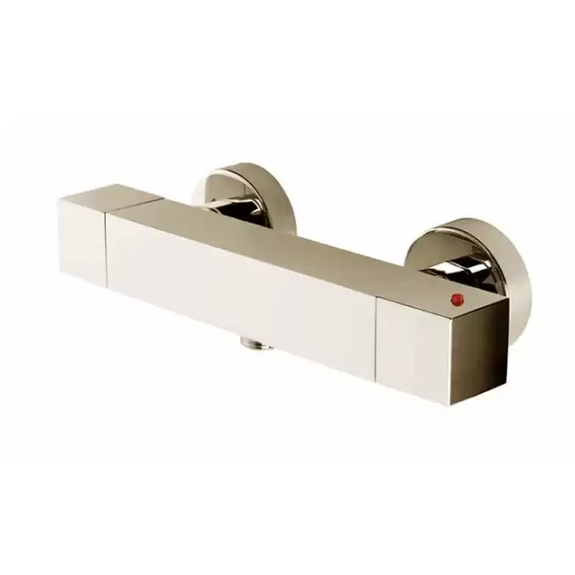 Bossini Cube Tермостат для душа, наружный, 1 выход  1/2', цвет: никель шлифованный