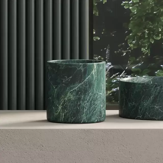 Dea Design Marble Стакан настольный, из мрамора, цвет: SG Stone Green