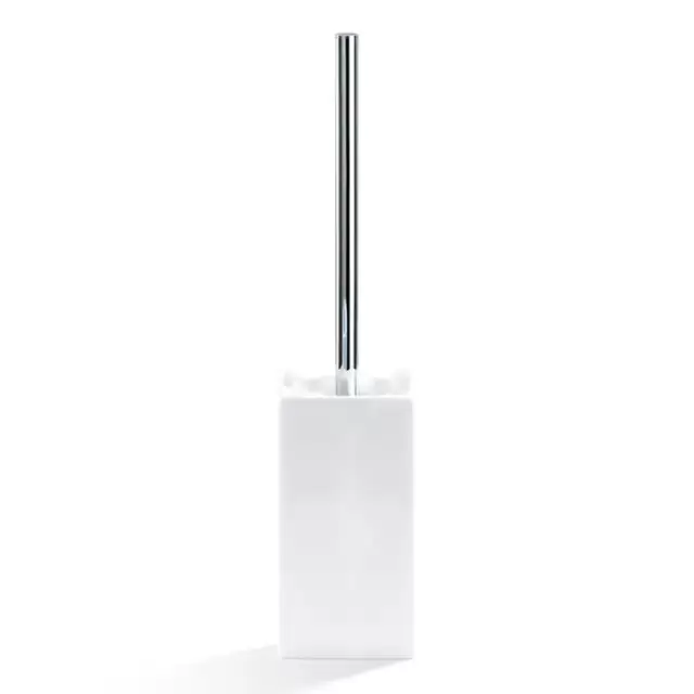 Decor Walther DW 6200 Туалетный ершик h44см, напольный, фарфор, цвет: белый / хром