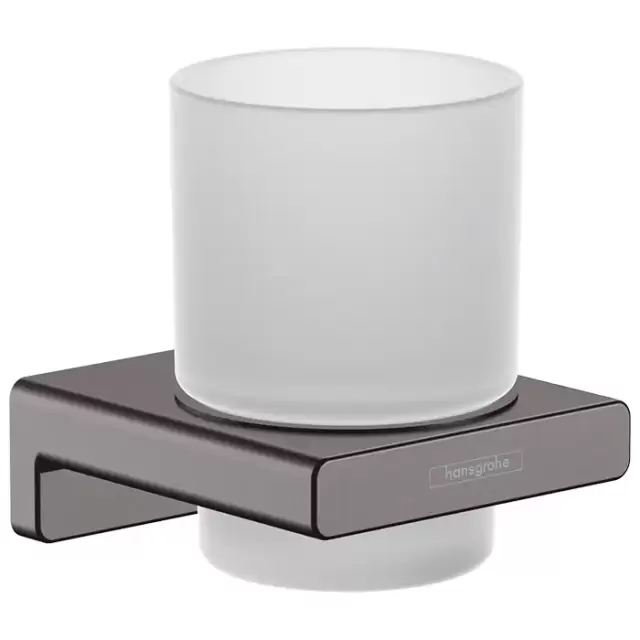 Hansgrohe AddStoris Стакан для зубных щеток, цвет: шлифованный черный хром