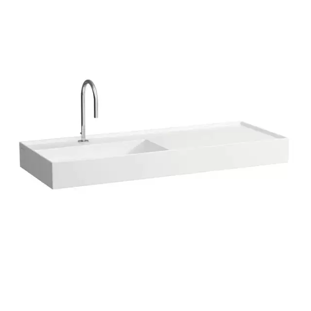 Laufen Kartell Раковина подвесная 120х46х12см., c 1 отв., Dx, без перелива, цвет: белый