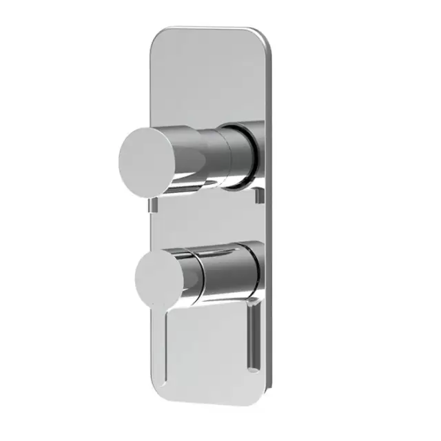 Fima Carlo Frattini Snap Смеситель для душа, встраиваемый, с переключателем на 2/3 выхода, цвет: хром