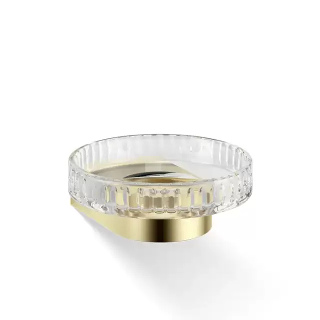 Decor Walther Century WSS Мыльница подвесная, граненое стекло, цвет: золото матовое