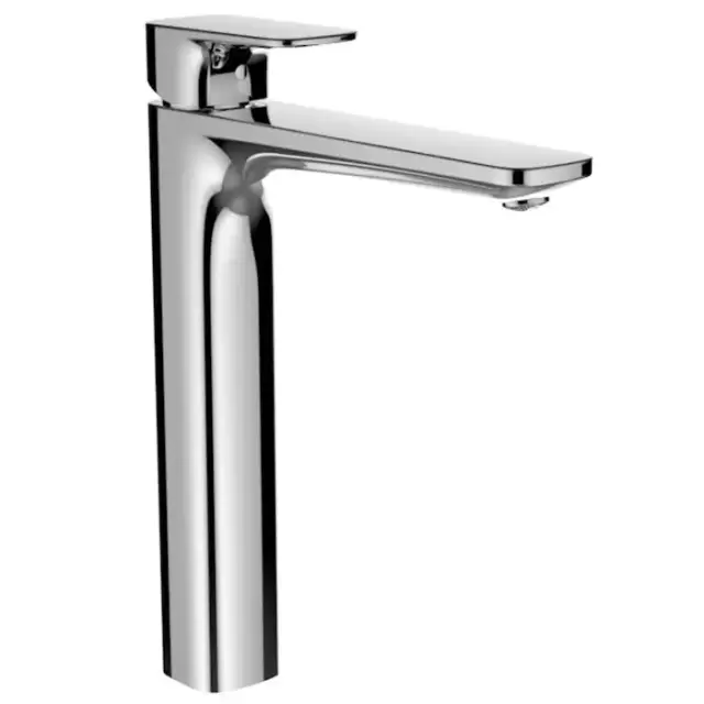 Laufen Cityplus Смеситель для раковины, высокий, 1 отв., с донным клапаном, цвет: хром