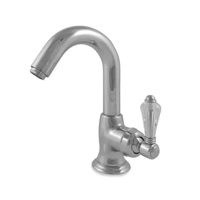 Nicolazzi Cristallo Liberty Смеситель для раковины однорычажный, с донным клапаном, цвет: хром