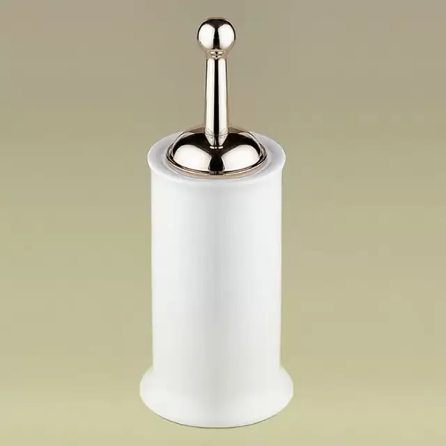 Devon&Devon New York Ершик напольный, цвет: золото/керамика