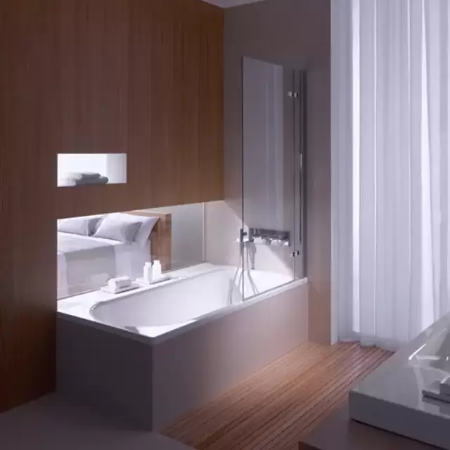 Bette Ocean Ванна с шумоизоляцией пристенная, 170х80х45см, перелив спереди, BetteGlasur&reg; Plus, антислип, с комплектом ножек, цвет: белый