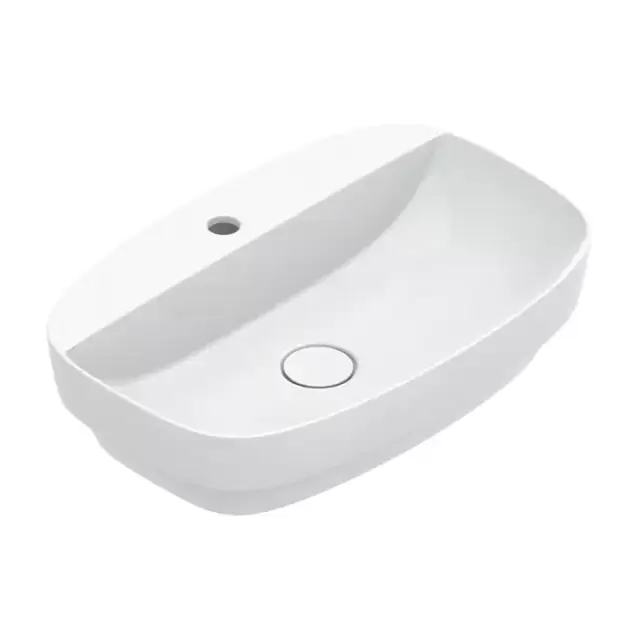 Catalano Alvea Раковина 60х40см., настольная или полувстраиваемая, с 1 отв., цвет: белый глянцевый