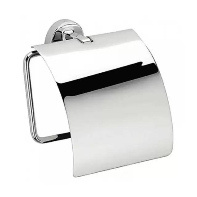 Colombo Nordic Держатель для туалетной бумаги, с крышкой, цвет: хром