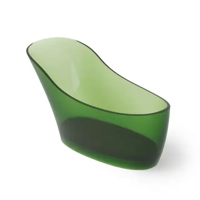 Dea Design Elegant Ванна 169x75x88см., отдельностоящая, Glasstech, прозрачная смола, цвет: Emerald R3