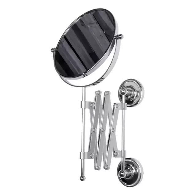 TW Bristol 024, зеркало косметическое настенное, 2-х стороннее, подвесной, цвет: хром