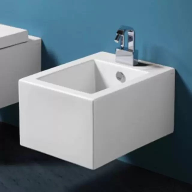 SIMAS Frozen Биде подвесное 38х51см, с 1 отв. под смеситель, цвет: белый