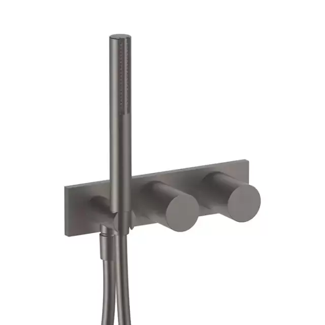 Fantini Milano Встраиваемый смеситель для душа, цвет: Matt Gun Metal PVD