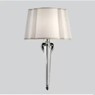 Devon&Devon Crystal Светильник настенный с абажуром 31x23xh51,5cм, IP20, фурнитура: хром