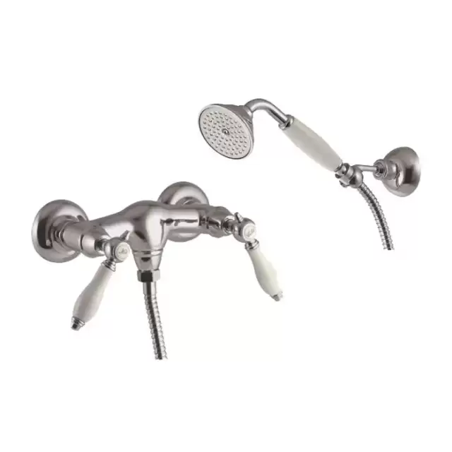 Carlo Frattini Herend Смеситель для душа, настенный, с душевым комплектом, цвет: хром
