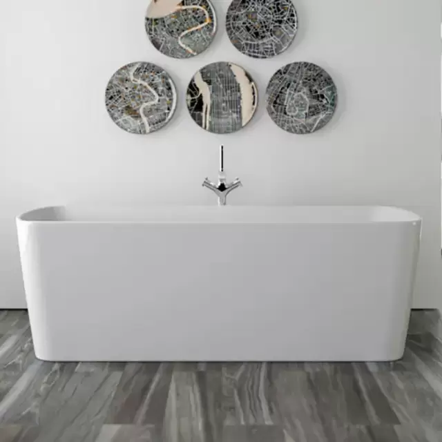 Knief Cosy Ванна отдельностоящая 180x85x60см, без слива-перелива, цвет: белый