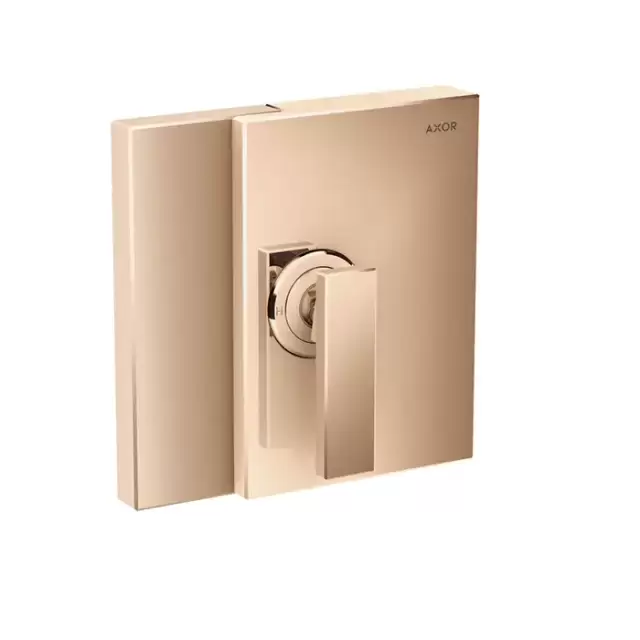 Axor Edge Смеситель для душа, встраиваемый, на 1 источник, внешняя часть, цвет: красное золото