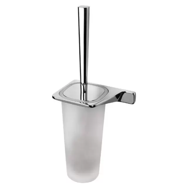 Colombo Alize Туалетный ерш, подвесной, SX, цвет: хром/матовое стекло