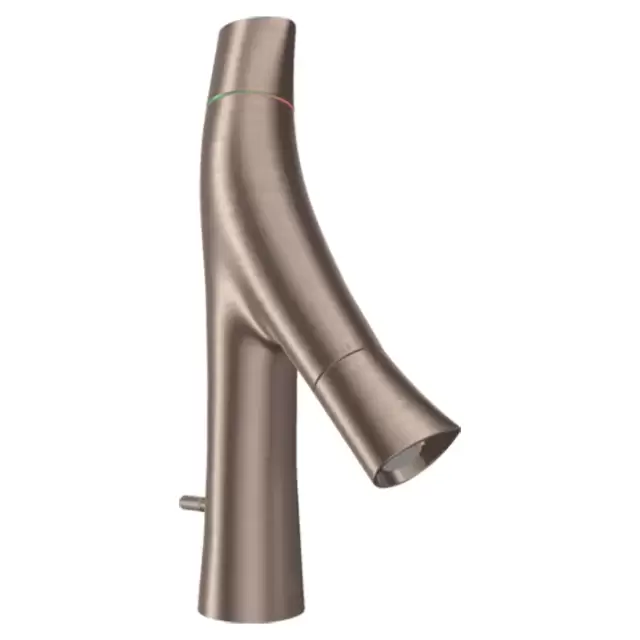 Axor Starck Organic Смеситель для раковины 80, на 1 отв., с донным клапаном, цвет: шлифованный никель