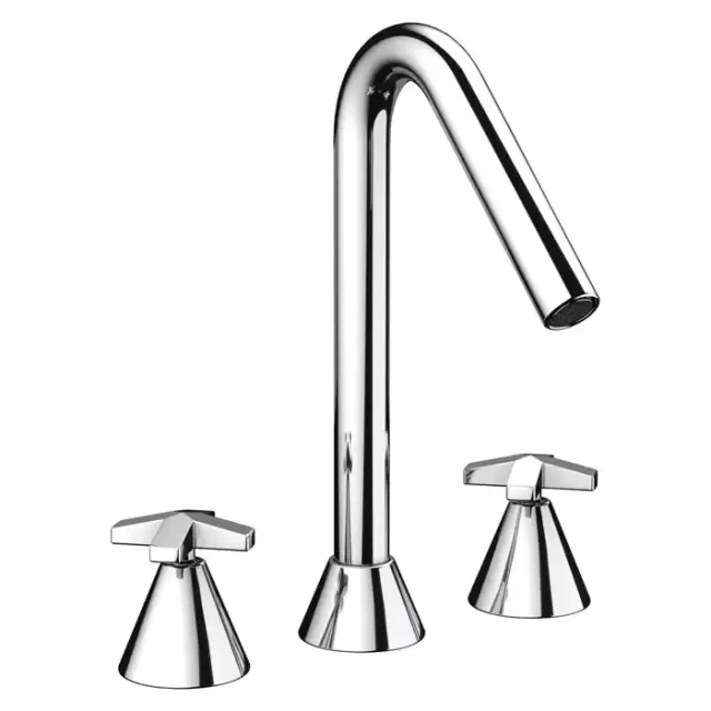 Nicolazzi Star Смеситель для раковины, на 3 отв., цвет: хром