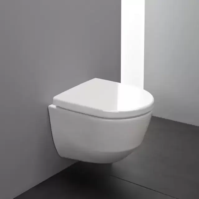 LAUFEN Pro Унитаз подвесной безободковый, укороченный 49х36х34см., цвет: белый