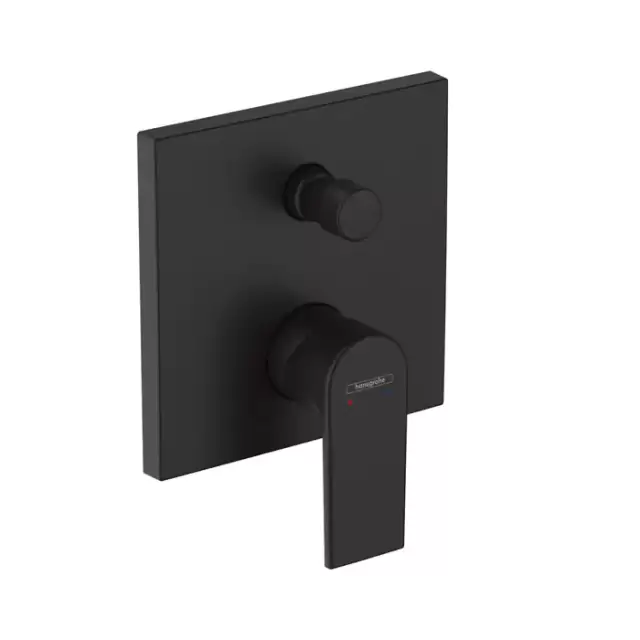 Hansgrohe Vernis Shape Смеситель для ванны, встраиваемый, внешняя часть, цвет: матовый черный