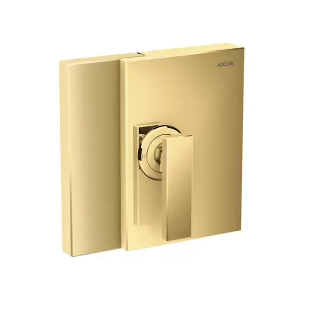 Axor Edge Смеситель для душа, встраиваемый, на 1 источник, внешняя часть, цвет: золото