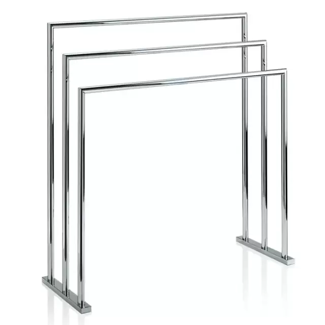 Decor Walther HT 9 Полотенцедержатель тройной 70x26x75см, напольный, цвет: хром