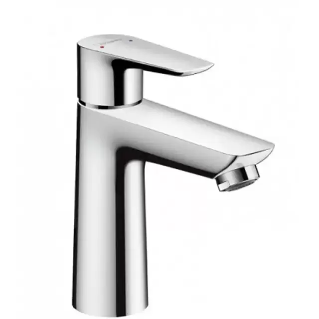 Hansgrohe Talis E Смеситель для раковины 110, однорычажный, с донным клапаном, цвет: хром
