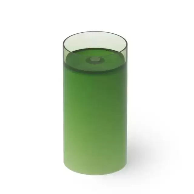 Dea Design Pedestal Basin Раковина 45х45х90см., напольная, без отв., Glasstech, прозрачная смола, цвет: Emerald R3